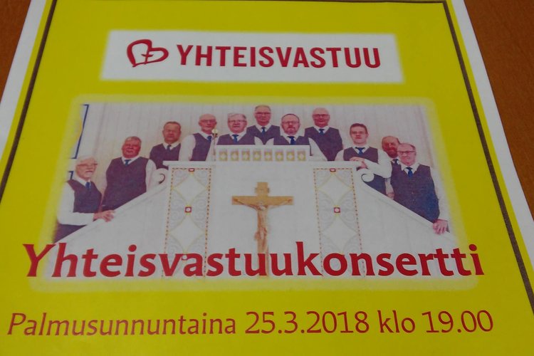 Mikaeli kvartetin yhteisvastuukonsertti Mikaeli kvartetin yhteisvastuukonsertti